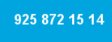 925 872 15 14 925 872 15 14